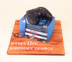 Ps4 Cake With Ps4 Control And Games Birthday Cake For Him Ps4 Cake Celebration Cakes