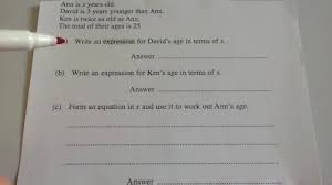Examples, solutions, videos and lessons to help grade 8 students learn how to analyze and solve pairs of simultaneous linear equations. Forming Equations Video Corbettmaths
