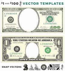 Custom Dollar Bill Template Best Of Vector 100 And 1 Dollar Template Set Snap Vectors Bill Template Dollar Bill Money Template