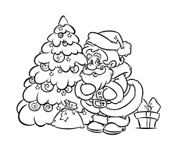 54,000+ vectors, stock photos & psd files. Christmas Santa Claus Tree Gift Coloring Page Stock Illustration Illustration Of Clock Minimalism 60963419