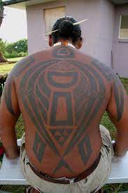 Traditional japanese, tribal, illustration, and text. Contemporary Tattoo