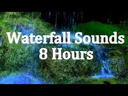8 Hours Of Waterfall Sounds Sleep Sounds Waterfall Sounds Sound Sleep Nature Music