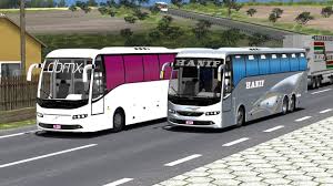 Bus Race In Bangladesh Euro Truck Simulator 2 Hanif Volvo Bus Mod Youtube