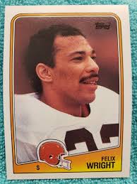1988 TOPPS FELIX WRIGHT #101 CLEVELAND BROWNS