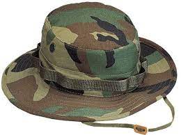 Woodland Camouflage Military Rip Stop Wide Brim Boonie Hat Camo Hats Woodland Camo Jungle Hat