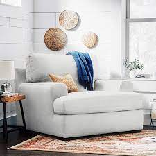 stone beam lauren down filled oversized armchair oversized armchair arm chairs living room comfortable armchair