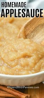 I love using a variety of apples to make applesauce, for this recipe i used eight different. Homemade Applesauce Just 4 Ingredients Spend With Pennies