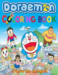 Large collection of free printable doraemon coloring pages. Doraemon Coloring Book For Kids Ages 4 8 Angel Jusvin 9781075693601 Amazon Com Books