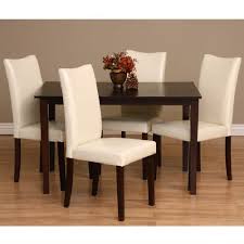 Warehouse Of Tiffany Tiffany Shino Dine Parsons Chair Solid Wood Dining Set Dining Chairs Dining Set