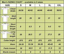 Men S Clothing Size Chart Clothing Size Chart Men Size Chart Size Chart