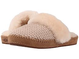 You feet will love these knit slippers and you'll love this beginner friendly slipper pattern in fact you'll have fun knitting slippers for the whole family. Ugg Aira Knit Cream Women S Slippers Slippers Com Shop Comfy