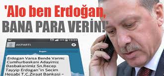 &#39;Alo ben Erdoğan, bana para verin!&#39; 23 Temmuz 2014 19:27. Başbakan Erdoğan&#39;ın, Cumhurbaşkanlığı seçimleri için vatandaşlara mesaj göndererek para istediği ... - bana-para-ver