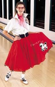 50s Poodle Skirt Costumes Poodle Skirt Outfit Poodle Skirt Poodle Skirt Costume