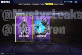 Better still, it's one of the first skins we've seen released in the item shop that comes with two. Upcoming Halloween Cosmetics Leaked Including Skull Trooper S Return Fortnite Intel