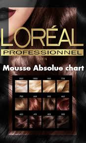 loreal mousse absolue color chart