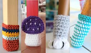 Foundation row hdc in 2nd ch from hook and in every ch. Chair Socks Free Crochet Patterns