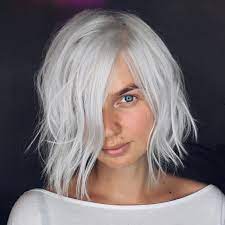 Gone are the days when you thought that this hairdo fits ladies with thick and manageable hair. Tousled Gray Bob Thin Hair Haircuts Haircuts For Fine Hair Messy Short Hair