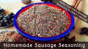 how to make sausage seasoning in only 1