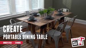An incredibly good value, fun and straightforward process which allows you to create the perfect sized table for your room at a tiny fraction of the cost. How To Create A Dining Room Table Youtube