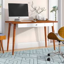 Langley Street Gretchen Writing Desk Reviews Wayfair Writing Desk Writing Desk With Drawers Desk With Drawers