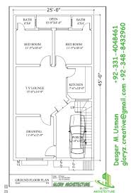 25x45 House Plan In 2020 Town House Plans 2bhk House Plan 20x40 House Plans