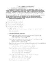 Maybe you would like to learn more about one of these? Mgmt Case Spring Garden Tools Case 1 Spring Garden Tools I Short Description Of The Case Spring Family Owns And Operates A Garden Tool Manufacturing Course Hero