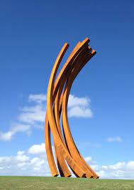 Bernar Venet Sculpture At Gibbs Farm New Zealand Public Sculpture Outdoor Sculpture Contemporary Sculpture
