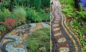 Gartenweg Anlegen Originelle Form Kiesel Weg Gartenweg Garten Garten Gestalten