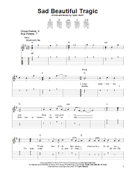 Songs like mad world and sad violin are included! Sad Beautiful Tragic By Taylor Swift Easy Guitar Tab Guitar Instructor