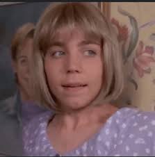 Photo of Lisa preparing to catch her bus to high school Lisa Allen Monaghan 