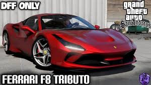 Ferrari car pack dff only no txd. Ferrari F8 Tributo Mod For Gta Sa Android Dff Only The Whole Gamer Youtube