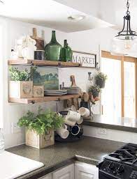 How To Decorate Kitchen Shelves Kitchen Shelf Decor Kitchen Shelves Styling Kitchen Decor Modern