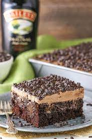 Baileys Chocolate Poke Cake A Boozy Chocolate Cake Recipe Recipe Chocolate Cake Recipe Easy Boozy Chocolate Chocolate Cake Recipe