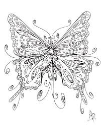 Beautiful Butterfly I Coloring Canvas Coloring Canvas Colouring Art Therapy Beautiful Butterflies