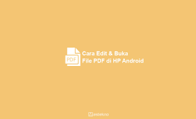 Word pdf ini mengubah file pdf kamu menjadi word yang extract yang berbeda dengan mengeditnya, menyimpan perubahan. 2 Cara Edit Pdf Di Hp Android Online Offline