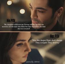 🎭 Glimpse from the chapter : So they have finally talked and now Jasper  knows about Lily (their daughter)..The truth Serena hid for all these  years. But now, since the truth is