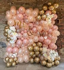 The Event Collective On Instagram Such A Pretty Balloon Wall For A Wedding By Balloonil Wedding Balloon Decorations Wedding Balloons Pretty Balloons