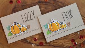 You can even make your own thanksgiving place cards while they make the less formal ones for the kids' table. How To Make Thanksgiving Place Cards Youtube