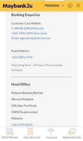 Maybe you would like to learn more about one of these? Emma On Twitter 4 Call Bank Customer Care Hotline In My Case Maybank They Will Give Advice What To Do