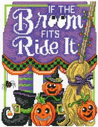 Ride The Broom Cross Stitch Chart
