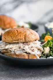 Maybe you would like to learn more about one of these? Shredded Chicken Sandwich Slow Cooker Wellplated Com
