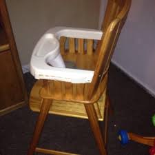 Best Eddie Bauer Natural Wood High Chair Very Sturdy Looks Better Than Plastic For Sale In Rosenberg Texas For 2021