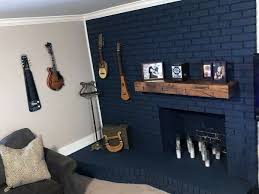To make the paint look more beautiful, add one part of blue paint with one part of white paint and four parts of water. Top 50 Best Painted Fireplace Ideas Interior Designs
