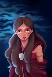 The painted lady (white background) sticker. Katara As The Painted Lady By Anniisart On Tumblr Avatar Cartoon Avatar Characters Avatar