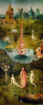 Jahrhunderts.und sein berühmtes triptychon der garten der lüste. Der Garten Der Luste Linker Flugel Das Paradies Ol Holz 220 X 97 Cm Von Hieronymus Bosch Kunstdruck Bildergipfel De