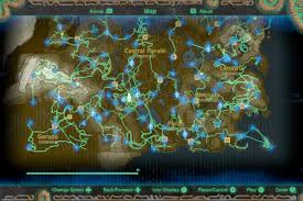 Player Movement Heat Map Breath Of The Wild Zelda Breath Game Design