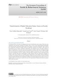 Public universities can be divided into five research universities, 11 comprehensive universities and four specialised technical universities (mtun). Pdf Transformation Of Higher Education Status Issues On Faculty Workload