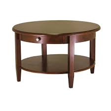 Discover prices, catalogues and new features. Winsome Wood Concord 30 In X 18 In Antique Walnut Round Coffee Table 94231 Rona