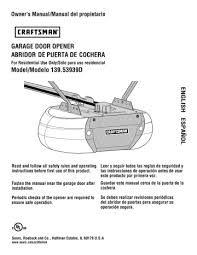 To reduce the risk of injury, the. Craftsman 315 Series 139 53939d Owner S Manual Manualzz