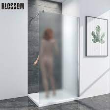 Bathroom renos bathroom renovations bathroom interior bathroom ideas bath ideas bathroom hacks bathroom organization bathroom designs contemporary bathrooms. China Half Frosted Glass Walk In Fixed Glass Shower Door Panel China Glass Shower Panel Shower Door Panel